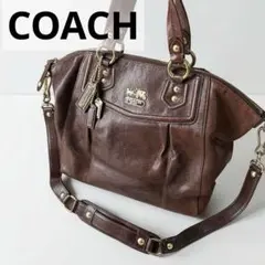 美品 COACH ショルダーバッグ マディソン ソフィア 2way y2k 茶 - メルカリ