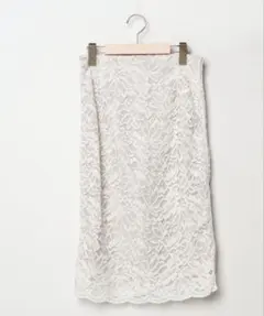 IENA イエナ　コードレーススカート 38 ホワイト　オフホワイトのサムネイル