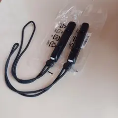 Nintendo Switch ストラップ 2個 黒