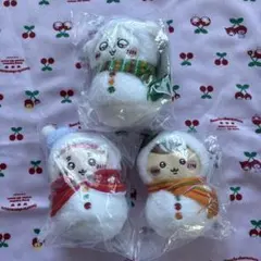 エニマイくじ ちいかわ E賞 ３種類セット　くりまんじゅう　古本屋　モモンガ