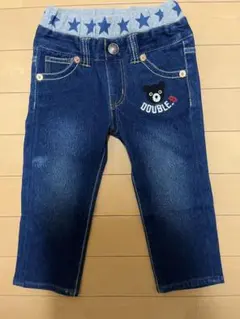 ミキハウウス ダブルビー デニムパンツ 90