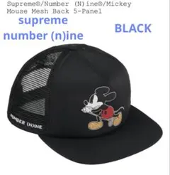 【新品、未使用】Supreme Number (N)ine Cap Supreme - Supreme Number (N)ine Mickey Mouse キャップの通販 by