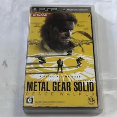 【動作OK/完品】PSP メタルギア ソリッド ピースウォーカー 箱・説明書付