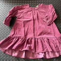 petit main フリル付きワンピース 100cm コーデュロイ　送料無料