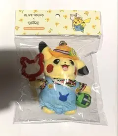 韓国限定 オリーブヤング コラボ ポケモン ピカチュウ ぬいぐるみ