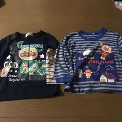 アンパンマン 長袖シャツ 100cm 2枚セット