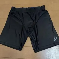 ASICS ランパン　タイツ　ブラック メンズのサムネイル