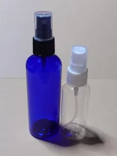 スプレーボトル空容器 青色100ml＋透明50ml