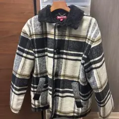 Supreme Plaid Car Coat Cream Mサイズのサムネイル