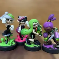人気amiibo 4点ガール　ネオンピンク　ヒメ　イイダ（スプラトゥーン） 人気amiibo 4点ガール ネオンピンク ヒメ イイダ（スプラトゥーン