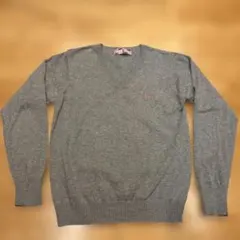 EAST BOY Vネックセーター　グレー