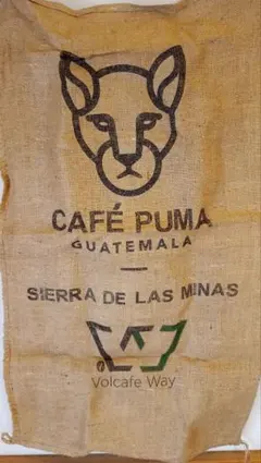 コーヒー麻袋　 Guatemala　CAFE PUMA