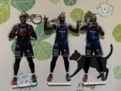 長崎ヴェルカ ジャレルブラントリー選手 アクリルキーホルダー 3つセット