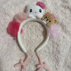 ハローキティ＆タイニーチャム　カチューシャ　ユニバ