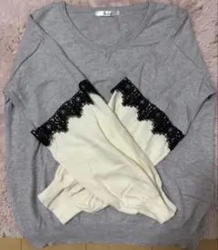 【美品】Sureve レース切替ニット