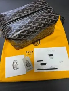 GOYARD ゴヤール ボウリング25 トイレタリーバッグ グリーン - メルカリ