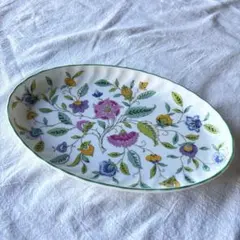 英国 ミントン　Miton ハドンホール　Haddon hall オーバル皿