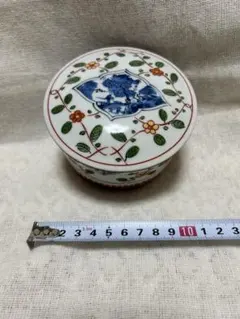 メルカリ市につき大特価‼️蓋つき煮物椀 陶器製 花柄デザイン 5客