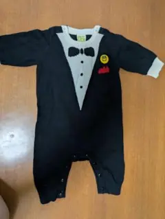 タキシード風ロンパース PARTY PARTY