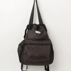 FREDRIK PACKERS 2WAYバックパック 黒xブラウン