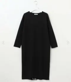 J.PRESS ニットワンピース ブラック 長袖のサムネイル