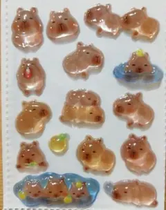 カピバラ♪ボンボンドロップシール