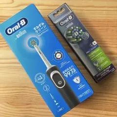 Oral-B PRO 電動歯ブラシ 本体 ブラック+マルチアクションブラシ4本