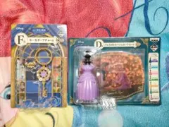 ディズニープリンセス　１番くじ　美女と野獣　D賞　F賞　ボールペン　キーホルダー