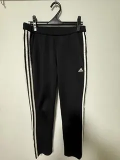 adidas 黒 ジャージパンツ M