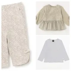 【新品含む】プティマイン　長袖　ロンT　パンツセット　90