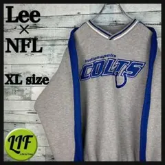 Lee NFL 刺繍チームロゴ コルツ スウェットグレー XL 3744