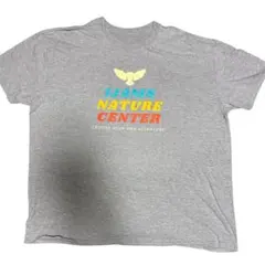 IJAMS NATURE CENTER プリントTシャツ グレー 2XL〜3XL