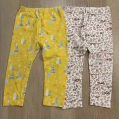 ユニクロ　ムーミン柄　Babyレギンス　90㎝　2点セット