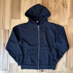 USA製 LOS ANGELES APPAREL ジップ パーカー BLACK