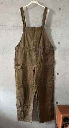 実物 80s ミリタリー チェコ軍 オーバーオール ブラウン ユーロワーク