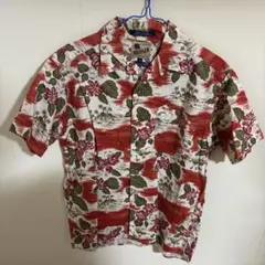 TOMMYHILFIGER トミーフィルガー アロハシャツ 半袖 レッド系 Sのサムネイル