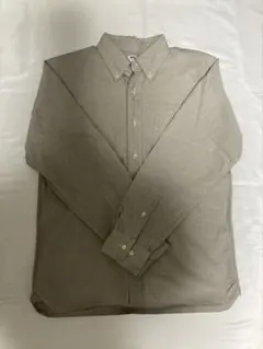 ユニクロ　オックスフォードシャツ（長袖）　グレー