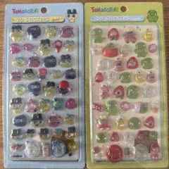 たまごっち 3Dステッカー ボンボンドロップ 風　2種まとめ売り