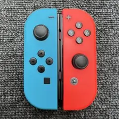 【ホールエフェクト新品】ジョイコン ネオンブルー・ネオンレッド LR 左右②