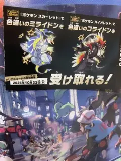 ポケモン　色違い　コライドン　ミライドン