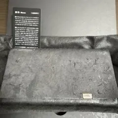 T様　人気モデル 定番 所作 黒和紙 折り財布 ロングウォレットのサムネイル