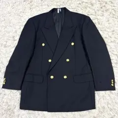 ロートレアモンメン 金ボタン 春夏 ダブル ジャケット 紺 S ブレザー 