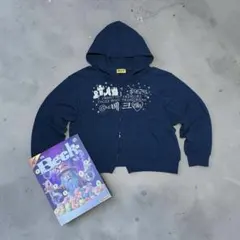 Beck and call 短丈 パーカー 箱付き ネイビー y2k