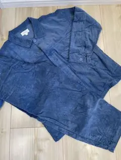 timely warning コーデュロイシャツ(LL)パンツ(M)セットアップ