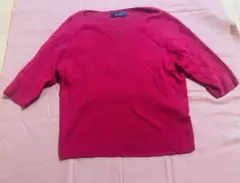 ジャスグリッティー Vネック ニット レッド　赤