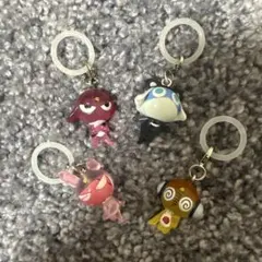 【新品】【美品】本物　ケロロ軍曹 めじるしアクセサリー どうぶつ変身含む4種