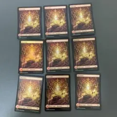 山 Mountain foil フルアート ボーダーレス ダスクモーン 9枚 英