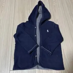 ラルフローレン　ポロ　ラルフ　パーカー　80㎝　リバーシブル　ネイビー