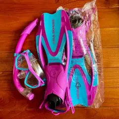 【新品未使用】当日発送！U.S. DIVERS ジュニア用 シュノーケルセット