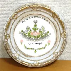 8月の誕生石♡ペリドットのティアラ アクアマリン 薔薇 天然石 シーグラスアートのサムネイル